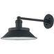 Kaspars 1 Light 9.75 inch Texture Black and Soft Black Outdoor Wall Sconce