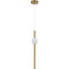 Canada LED 3.94 inch Gold LED Pendant Ceiling Light