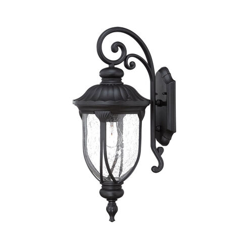 Laurens 1 Light 23 inch Matte Black Exterior Wall Mount