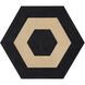 Arrow 24 X 18 inch Natural/Caviar Black Accent Table