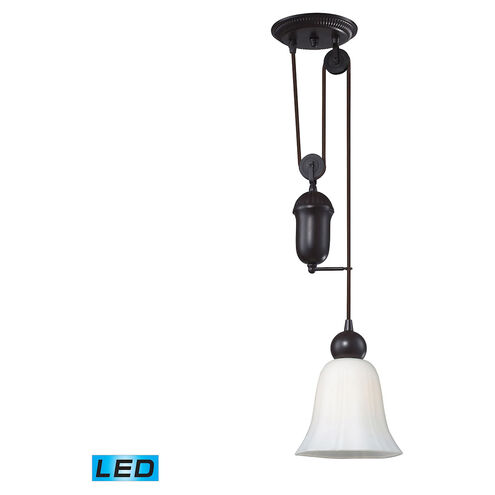 Belle LED 7 inch Oil Rubbed Bronze Mini Pendant Ceiling Light