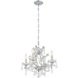 Maria Theresa 4 Light 16.5 inch Polished Chrome Mini Chandelier Ceiling Light in Clear Italian