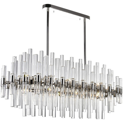 Miroir 16 Light 40 inch Polished Nickel Pool Table Light Ceiling Light