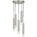 Troy LED 13 inch Brushed Steel Pendant Ceiling Light