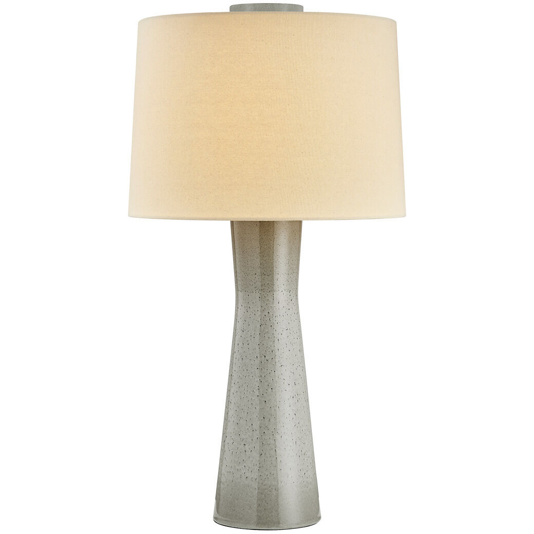 Havelock 32.5 inch 15.00 watt Aged Brass/Ceramic Roan Grey Table Lamp Portable Light