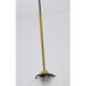 Canada 1 Light 6.3 inch Gold Pendant Ceiling Light