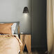 Katie 1 Light 8 inch Matte Black Wall Sconce Wall Light