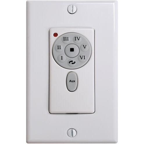 Atlas Irene-3H 60 inch Gloss White with Walnut Tone Blades Ceiling Mount Paddle Fan, Flush Mounted