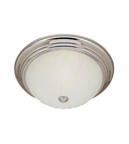 Newbury 1 Light 10 inch Brushed Nickel Flushmount Ceiling Light