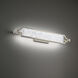 Emblem LED 28 inch Brushed Nickel Bath Vanity & Wall Light in 28in.