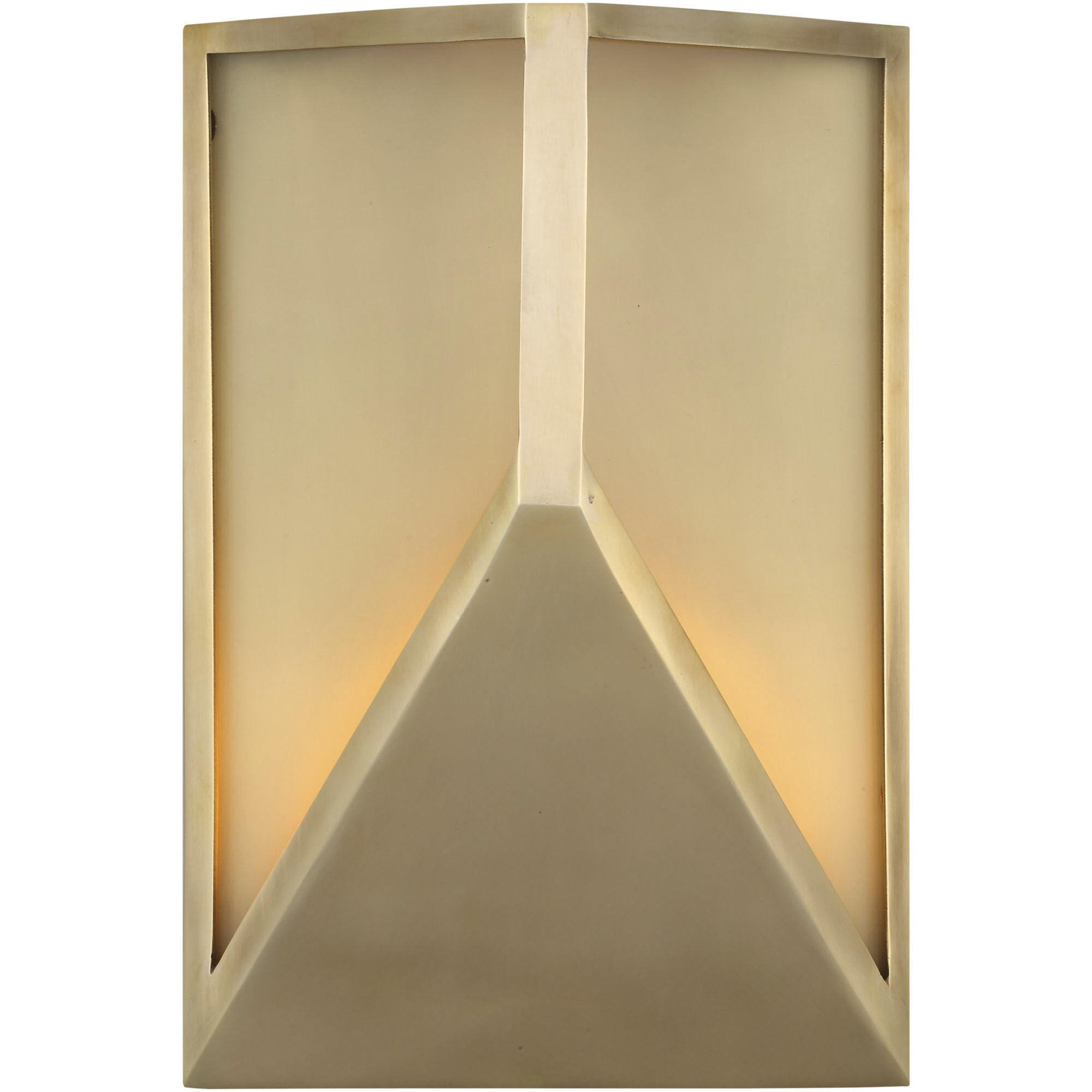 Kelly by Kelly Wearstler Punto LED 10.3 inch Hand Rubbed Antique Brass Outdoor Wall Lantern