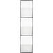 Clodagh Zig Zag Wall Sconce Wall Light in Nightshade Black
