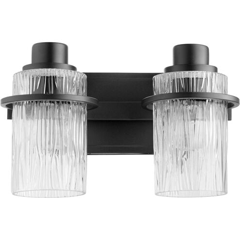 Lazo 2 Light 13 inch Noir Vanity Light Wall Light