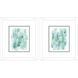 Water Whispers Blue and Multi and Turquoise and Teal Framed Art