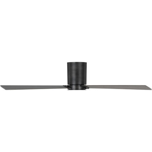 Rozzen 44 inch Aged Pewter with Light Grey Weathered Oak Blades Indoor/Outdoor Ceiling Fan