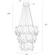 Icarus LED Matte Black / Gold / Silver Chandelier Ceiling Light, Small