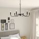 Annabelle LED 30 inch Matte Black Chandelier Ceiling Light
