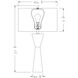 Dark Essex 27.75 inch 150.00 watt Antique Black Table Lamp Portable Light
