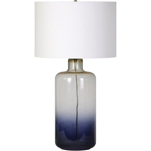 Nightfall 15 inch 100 watt Blue Ombre Table Lamp Portable Light