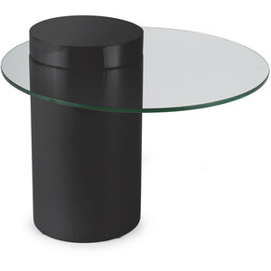 Odette 25.5 X 25.5 inch Black Side Table