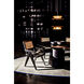 Vesuvius 59 X 59 inch Matte Black Dining Table