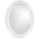 Queen Ann 33 X 25 inch Glossy White Wall Mirror