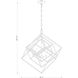 Euclid 4 Light 29.5 inch Matte Black Chandelier Ceiling Light