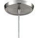 Cabarete 1 Light 5 inch Satin Nickel Multi Pendant Ceiling Light, Configurable