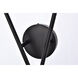 Armin 2 Light 4 inch Black and Brass Wall Sconce Wall Light