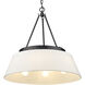 Penn 26 inch 60.00 watt Matte Black Chandelier Ceiling Light