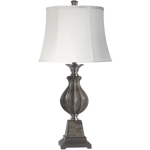 Finn Cafe 33 inch 150 watt Gray Table Lamp Portable Light