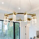 Artisan Collection/SORRENTO Series 27 inch Antique Brass Chandelier Ceiling Light