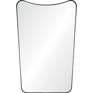 Nashua 36 X 24 inch Matte Black and Clear Mirror