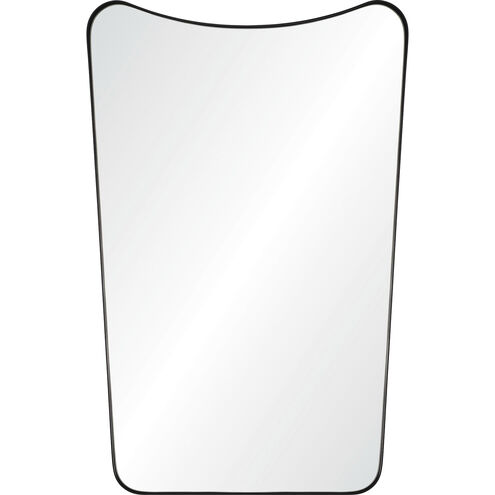 Nashua 36 X 24 inch Matte Black and Clear Mirror