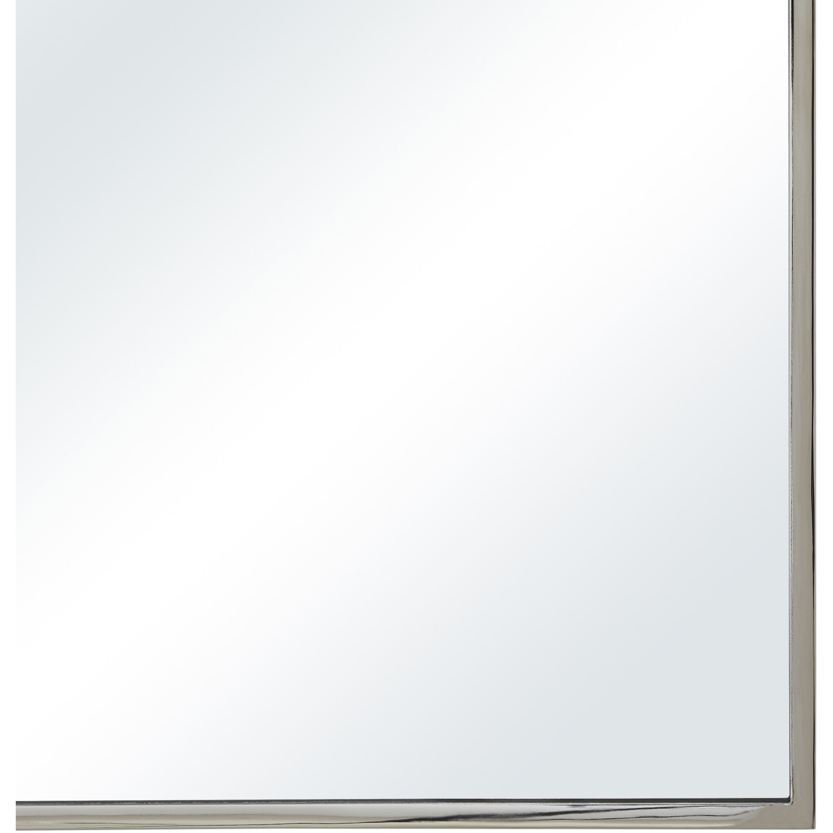 Jackline 36 X 24 inch Polished Nickel Wall Mirror