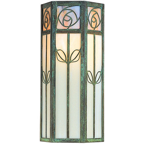 Saint Clair 1 Light 16 inch Pewter Outdoor Wall Mount in Cream