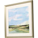 Meadow Gold Blue and Green and Multi and Pink Framed Art