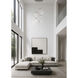 Rinkle LED 21.5 inch Brushed Gunmetal Multi-Light Pendant Ceiling Light