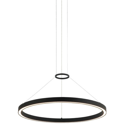 O'hara LED 23.63 inch Matte Black Chandelier Ceiling Light
