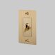 1G Toggle 120-277 Brass Light Switch