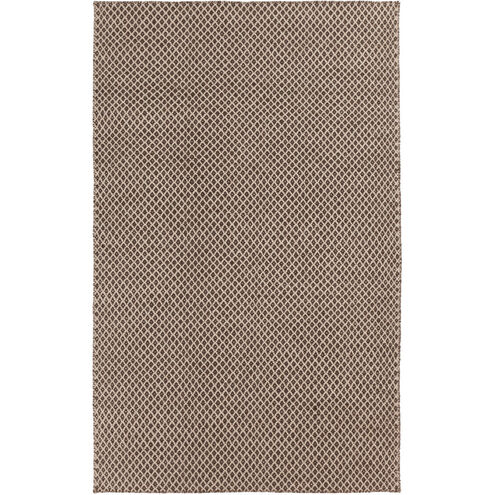 Ravena 96 X 60 inch Brown and Neutral Area Rug, Wool