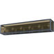 Infinity 6 Light 36 inch Misty Charcoal Vanity Wall Light