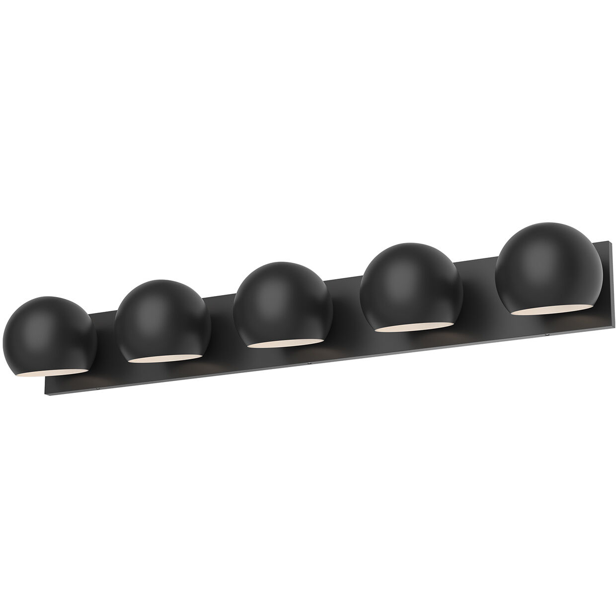 Alora Mood Willow Bath Vanity Light Wall Light in Matte Black