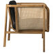 Balin Clear Coat Flat Occasional Chair