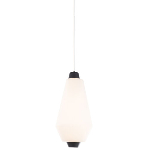 Amelia LED 7 inch Black Mini-Pendant Ceiling Light, dweLED