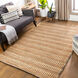 Jasmine 120 X 96 inch Black Rug in 8 x 10, Rectangle