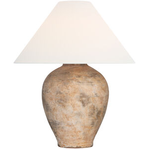 Amber Lewis Fischer 36 inch 15.00 watt Rustic Terracotta Table Lamp Portable Light