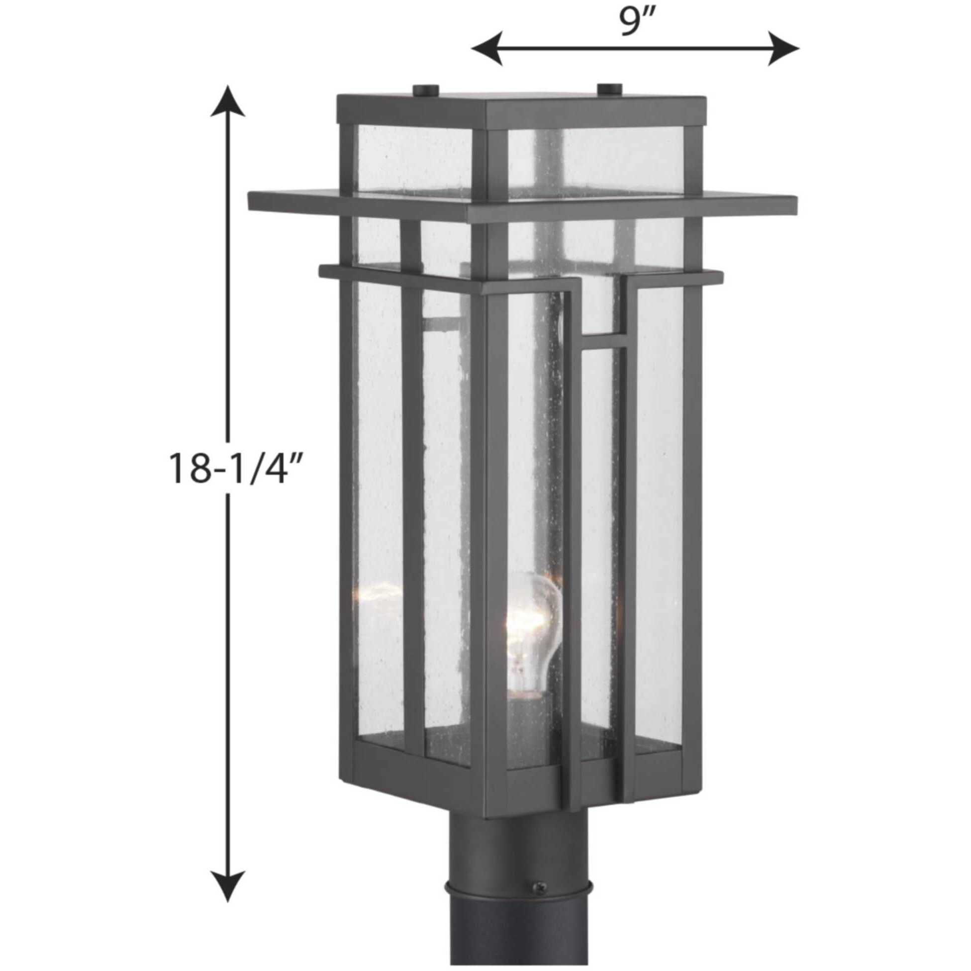 Boxwood 1 Light 18 inch Antique Bronze Outdoor Post Lantern