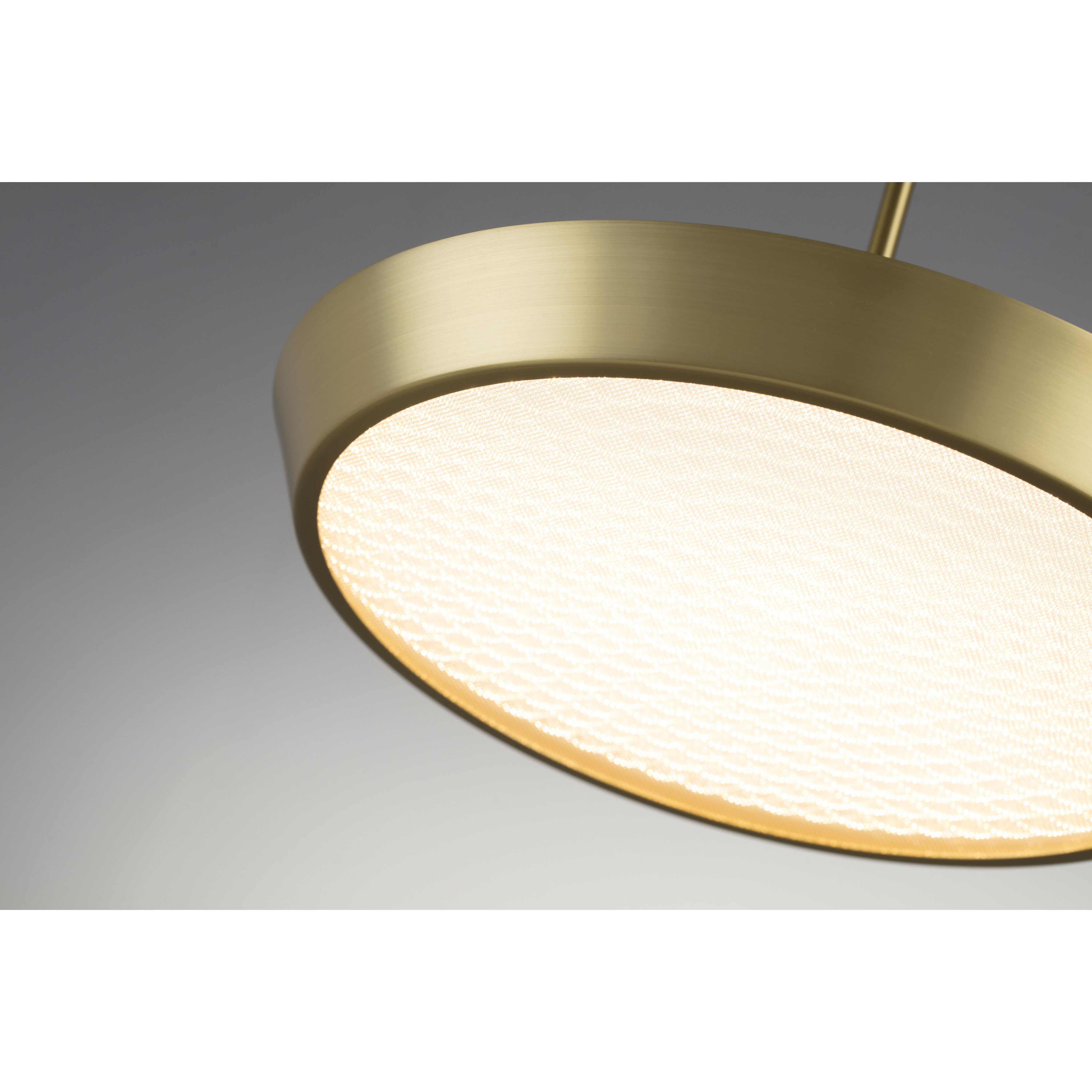 Rhythm LED 11.8 inch Antique Brass Pendant Ceiling Light