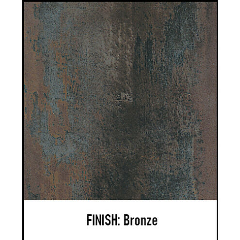 Finsbury 1 Light 5 inch Bronze Column Mount in Frosted